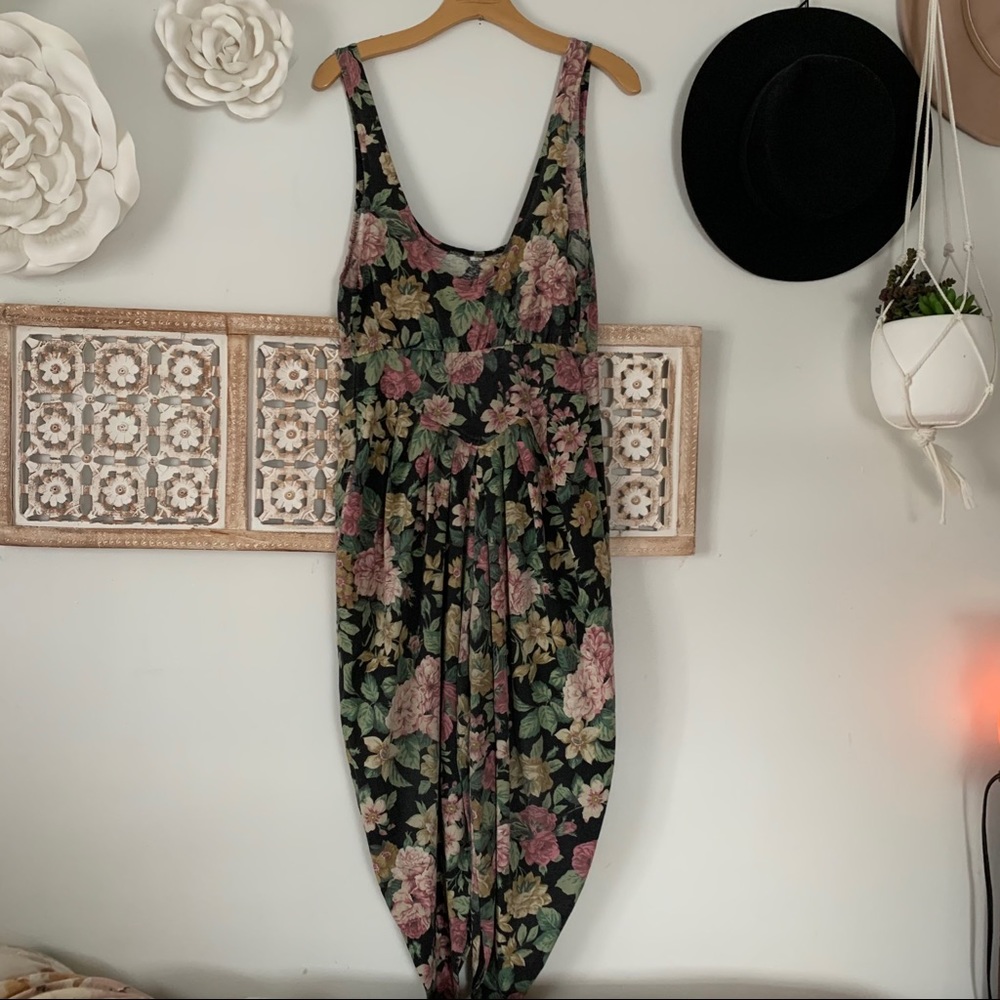 Vintage Floral Jumpsuit